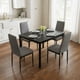 thumbnail image 2 of Juego de 4 Sillas de Comedor HOMEMAKE FURNITURE Gris Minimalista Moderno, 2 of 6
