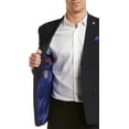 thumbnail image 3 of Ben Sherman Veste Blazer à un Bouton avec Revers pour Hommes, Bleu, 46 Régulier, 3 of 3