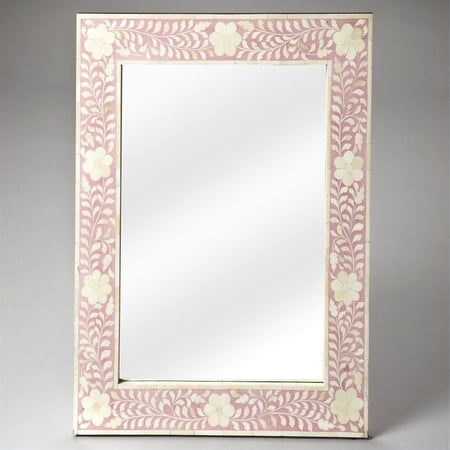 Butler Specialty Vivienne Pink Bone Inlay Wall Mirror | Walmart Canada