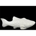 thumbnail image 1 of Urban Trends Collection 79023 Ceramic Koi Fish Figurine- Large - White, 1 of 1
