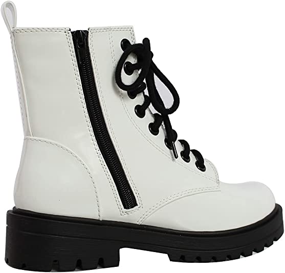 Soda Women's Combat Lace Up Ankle Boots - image 3 of 4
