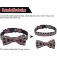 thumbnail image 2 of Christmas Dog Collar Dog Cat Collars With Bow Adjustable Christmas Snowflake Bow Tie Collar Size S, 2 of 3