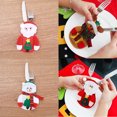 thumbnail image 4 of Moyic 1/3/6 Uds. Adornos navideños muñeco de nieve cocina vajilla titular bolsa fiesta regalo ornamento adornos navideños para la del Type4 NO4, 4 of 6