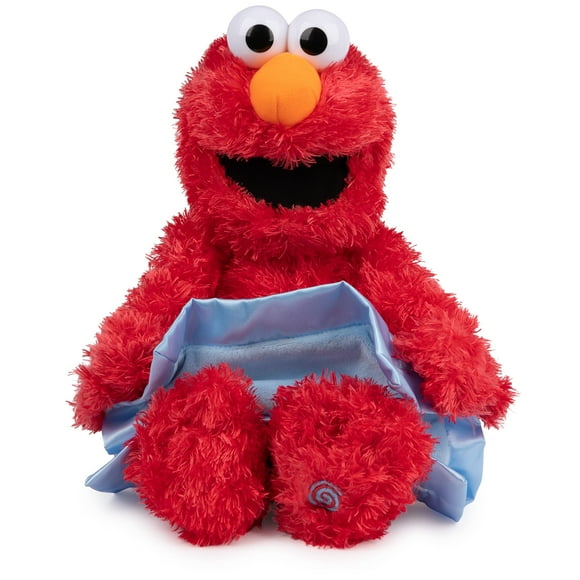 GUND Sesame Sesame Street Official Peek-a-Boo Elmo Animated Muppet Plush, Premium Plush Sensory Toy for Ages 18 Months & Up, Red/Blue, 15â