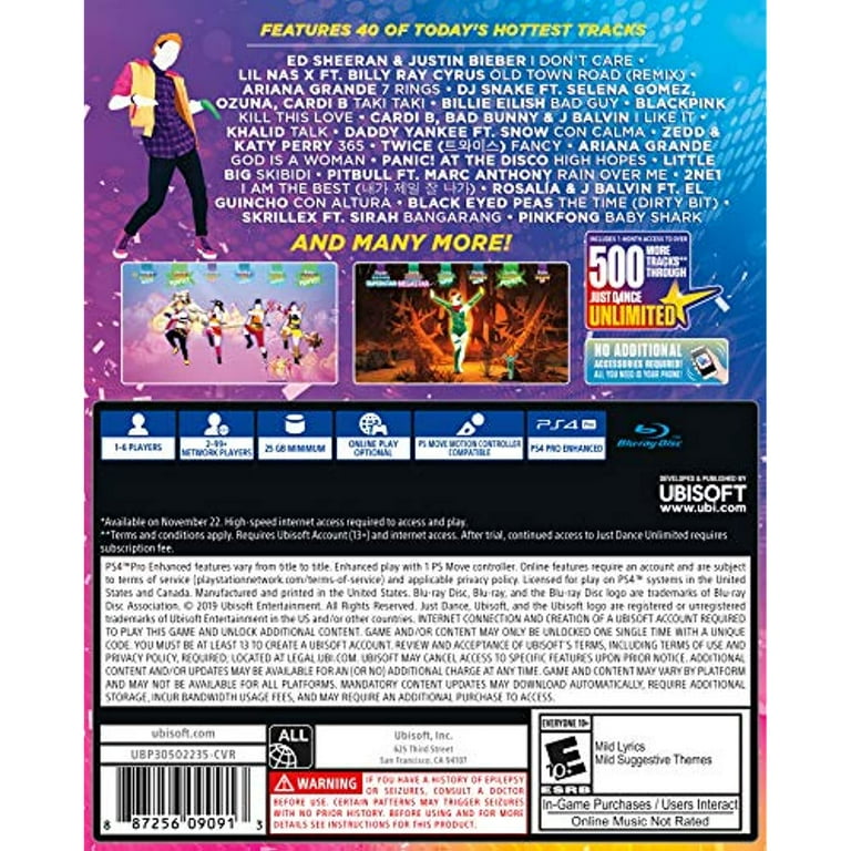 Just dance 2020 clearance playstation 4