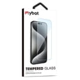 thumbnail image 2 of Mica Vidrio MYBAT para iPhone 16e iPhone 14 protectora de pantalla transparente, 2 of 6