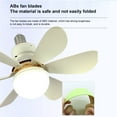 thumbnail image 3 of Zootealy Modern 40W Ceiling Fan Light with Adjustable Color Temperature, 3-Speed Fan Control, Timer Function, Remote Control, Night Light Mode, and Easy Installation - Perfect for Bedroom, Dining, 3 of 6