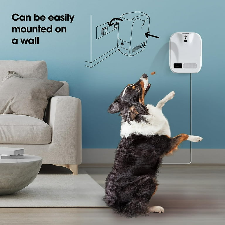 Dog monitor 2024 and treat dispenser