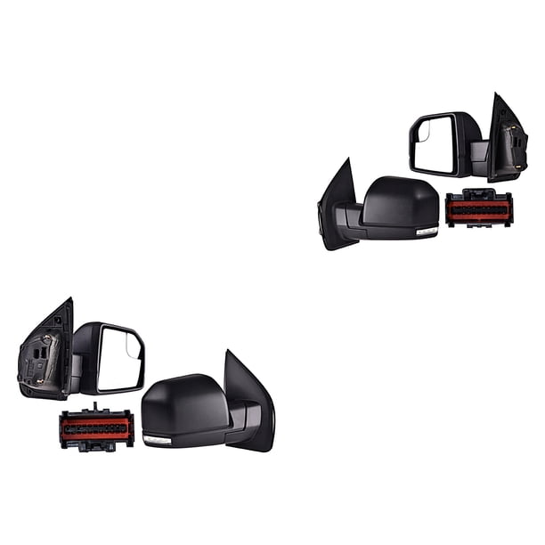 Par Espejos F-150 2015 A 2020 Ford Laterales Eléctrico Corrug C/Desemp C/Direcc C/Luz Inf C/Punto Ciego Genérica .