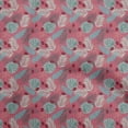 thumbnail image 1 of oneOone Viscose Chiffon Pink Fabric Tropical Leaf Fabric For Sewing Printed Craft Fabric By The Yard 42 Inch Wide, 1 of 1