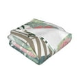 thumbnail image 3 of YFYANG Lightweight Warm Flannel Blanket, Colorful Vintage Floral Graffiti Throw Blanket for Bed, Sofa, Travel, Camping, 60"x50", 3 of 7