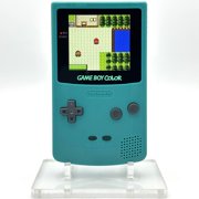 Restored Nintendo Game Boy Color Teal Video Game Console, Parental Controls