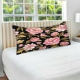 thumbnail image 4 of GZHJMY Floral Watercolor Pattern Pillowcase Queen Size, Super Soft Pillow Shams Covers, Plush Cozy Pillow Cases with Zipper, 20" X 30"（83）, 4 of 6