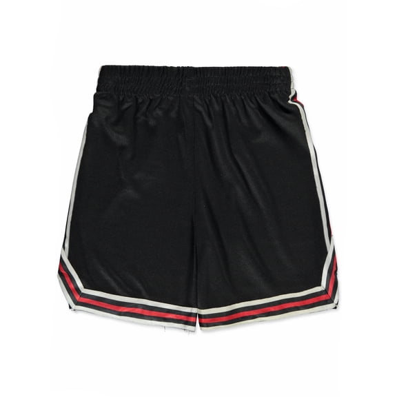 Quad Seven Boys' Athletic Mesh Basketball Shorts Color: black Size: 8 - 10