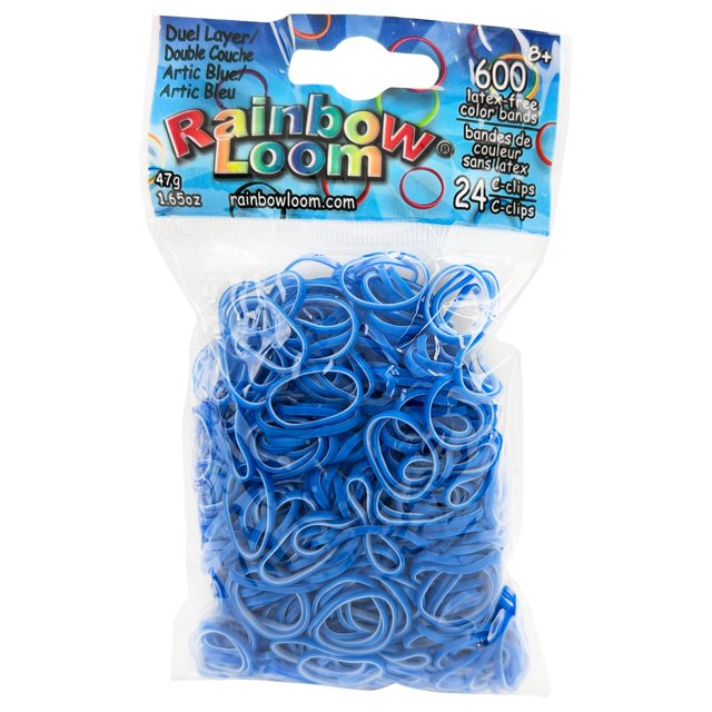 Bandas Goma Rainbow Loom 600 Unidades 24 Clips C