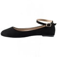 thumbnail image 3 of AlpineSwiss Calla Womens Ballet Flats Ankle Strap Shoe Classic Ballerina Slipper, 3 of 7