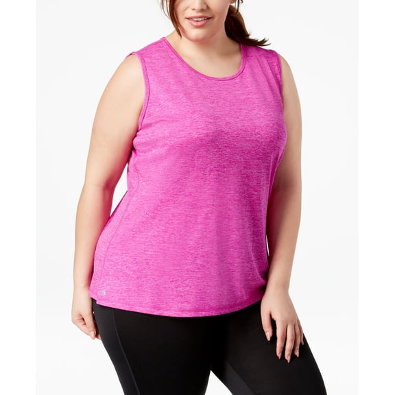Ideology Plus Size Sleeveless T-Shirt Sweet Tart 2X
