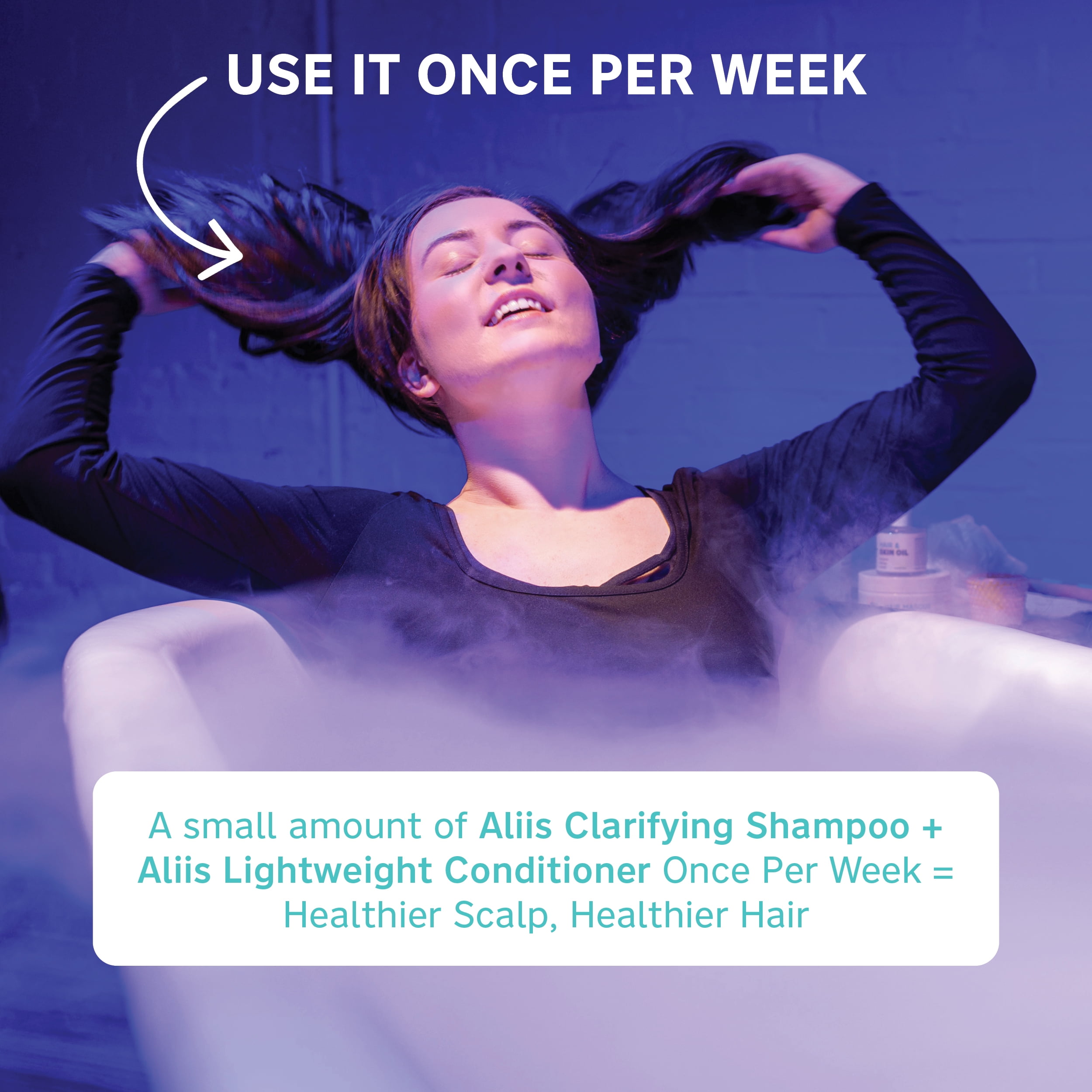 ALIIS Clarifying Shampoo, Sulfate-Free, Color-Safe, pH-Balanced, Deep Cleanse for All Hair Types, 8 oz
