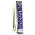 thumbnail image 2 of Sparkling Art Glass Mezuzah - 3.5 Inch - Easy Mount - Weatherproof Metal Case - Gift Box and Non-Kosher Scroll Included - Hand Made in USA by Tamara Baskin Art Glass (Blue), 2 of 4