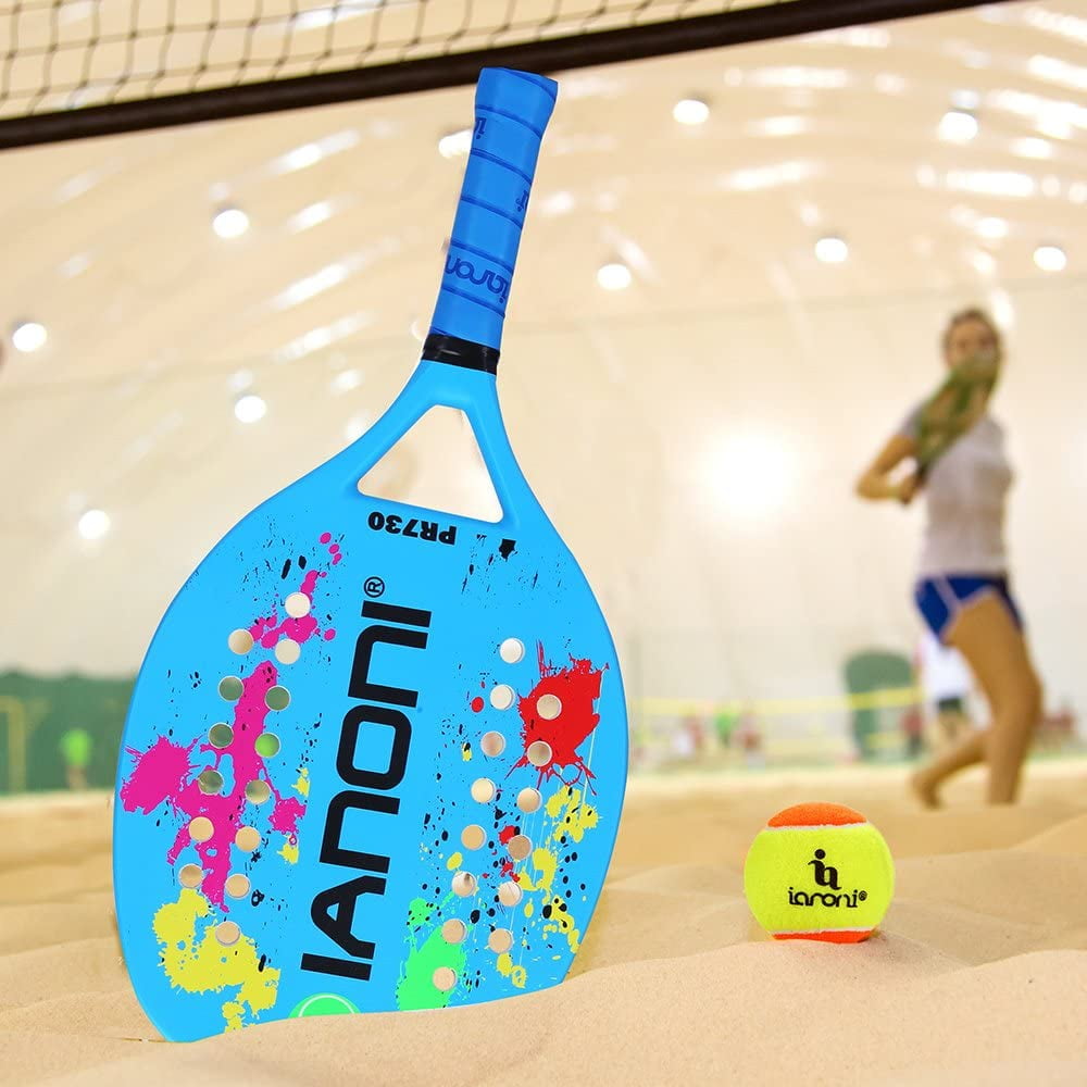 Ianoni Beach Tennis Racket - Graphite Composite Face with EVA Core