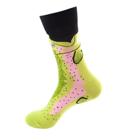 

Women Print Socks Gifts Cotton Long Funny Socks For Women Novelty Funky Cute Socks Soft Cozy Socks