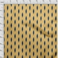 thumbnail image 3 of oneOone Organic Cotton Poplin Twill Fabric Abstract Ikat Printed Craft Fabric BTY 42 Inch Wide, 3 of 4