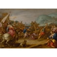 thumbnail image 3 of Hans von Aachen 24x18 Black Modern Framed Museum Art Print Titled - Carrying the Cross (1587), 3 of 5