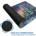 thumbnail image 6 of Pine Trees Under the Snow&nbsp;pad Mousewaterproof,rubber+multispandexno Slip MousepadsDesk Pad for Office Home Game 31.5x15.7inches, 6 of 7