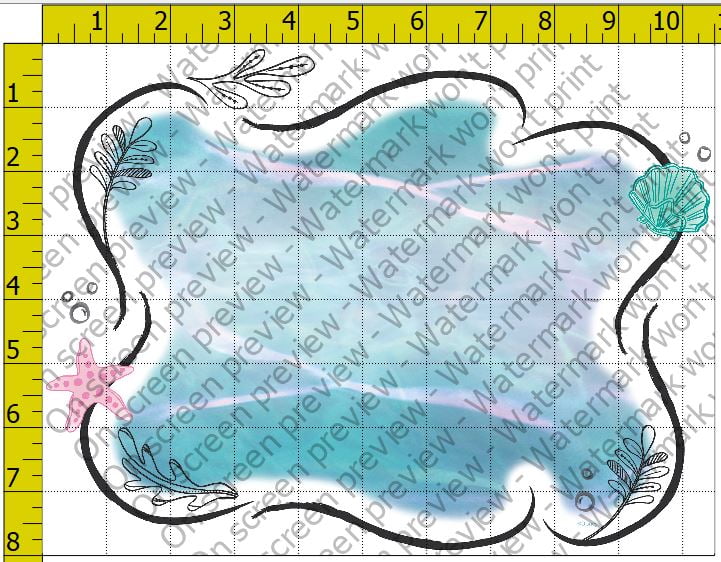 Disney Princess The Little Mermaid Ariel and Scuttle Edible Cake Topper