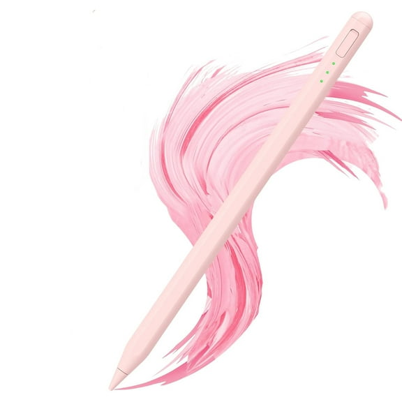 Stylus Pen for iPad(2018-2025), Pad Pencil 10th Generation with Palm Rejection, Active Digital Pencil Compatible with Apple iPad 6/7/8/9/10/A16, Pro 11"/12.9"/13", Mini 5/6, Air 3/4/5/M2/M3 - Pink
