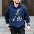 thumbnail image 5 of Yes I Can Drive A Stick Witch Flying Broom Halloween – T-Shirt, Hoodie & Sweatshirt – Fun Halloween Apparel – Perfect for, 5 of 6