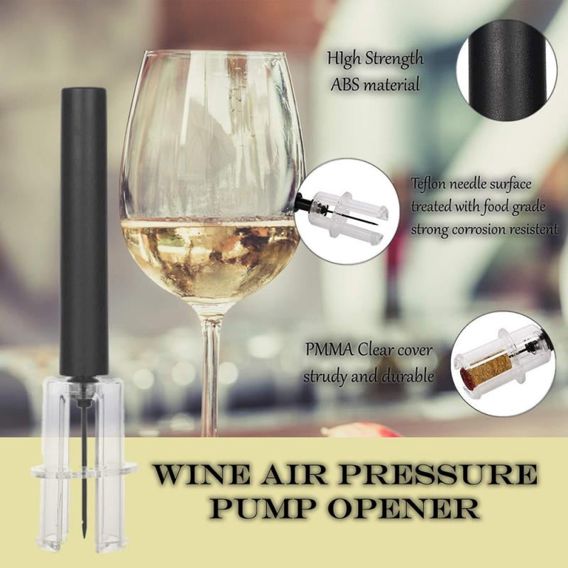 Red Wine Openers Air Pressure Cork Popper Bottle Pumps Corks Screw