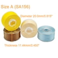 thumbnail image 3 of New brothread 25pcs Assorted Colors 60WT Prewound Bobbin Thread Size A SA156, 3 of 6