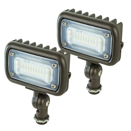 

Newhouse Lighting WW15BRZ 15-Watt Die-Cast Aluminum LED Wall Wash Flood Light Outdoor Weatherproof Landscape Lighting 1375 Lumens 3000K Warm White 120-277V 1/2 Knuckle Mount Bronze 2 packs