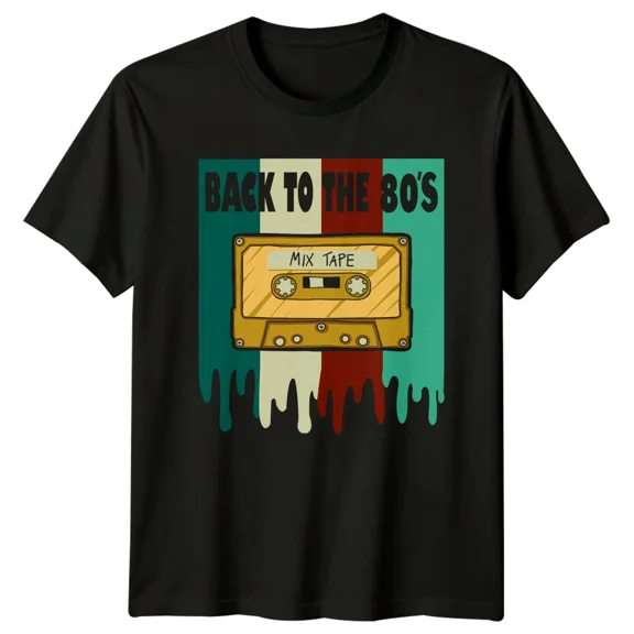 Back To The 80'S Mixtape Retro Nostalgic T-Shirt