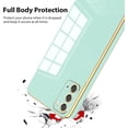 thumbnail image 3 of Galaxy S20 Case, Designed for Electroplated Samsung Galaxy S20 4G/5G Phone Case, Case Soft TPU Protective Shockproof Flexible Samsung Galaxy S20 Case 6.2 inch，Mint Green, 3 of 12