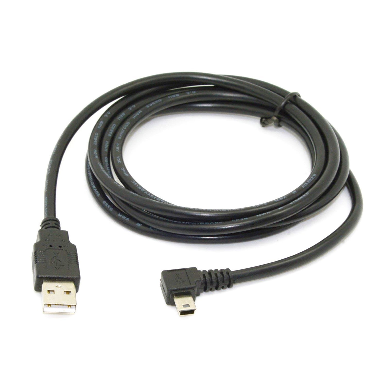 USB 2.0 Male Plug Left Angled to USB 3.1 Type C Male Data Charger Adapter Cable