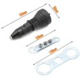 thumbnail image 5 of Electric Riveter Pliers for Electric Cordless Drill Riveter Riveter Adapter Cordless Riveter Gun Riveting Tool Kit, 5 of 5
