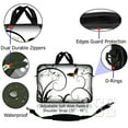 thumbnail image 2 of LSS 8-10.2 inch Neoprene Laptop Sleeve Bag Carrying Case with Handle and Adjustable Strap - White Butterfly Escape Floral, 2 of 3