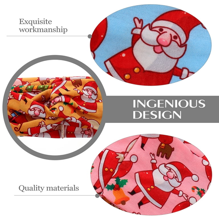 Mr. And Mrs. Claus Christmas Pattern DIY Knotted Headband Kit - A North  Pole Christmas DIY Knotted Headband Kit – Pip Supply