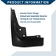 thumbnail image 4 of Guardias de barro Unique Bargains con accesorios de montaje para Mercedes-Benz GLC (Coupe) sin pedal 2017-2019, guardias de barro delanteras y traseras, 1 juego, 4 of 6