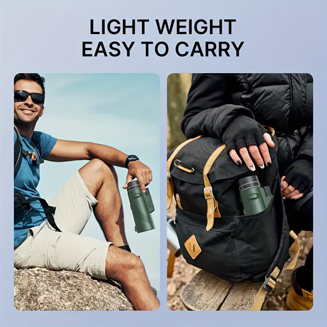 QUTETN High-Power HD Monocular Telescope with Tripod & Adapter – 1000 Yards Range, Compact Design for Birdwatching, Hiking, Stargazing – Perfect Gift for Outdoor Enthusiasts