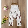 thumbnail image 2 of StylesILove Baby Toddler Girls Floral Pattern Strap Harem Backless Jumpsuit (110/3-4 Years), 2 of 4