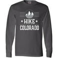 thumbnail image 3 of Inktastic Hike Colorado Hiking Trekking Hiker Gift Long Sleeve T-Shirt, 3 of 5