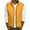 Yellow, variant on UTTOASFAY Autumn and Winter Solid Color Atmosphere Comfortable All-Match Vest Men'S Cotton Jacket Royal blue 14(XXXL)