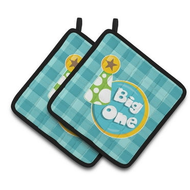Caroline's Treasures Boy Big One Pair of Pot Holders