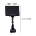 thumbnail image 3 of Shisuyan Sign Holder Clip For Retail Rack Acrylic Black 2Pcs 11X5.5In, 3 of 8