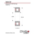thumbnail image 3 of MAPLE ACE 6002-ZZ Ball Bearing Supreme Metal Shielded 15x32x9 mm, 6002 ZZ, 3 of 5