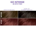 thumbnail image 5 of SoftSheen-Carson Dark and Lovely Ultra Vibrant Permanent Hair Color Go Intense Hair Dye for Dark Hair with Olive Oil for Shine and Softness, Spicy Red, 5 of 5