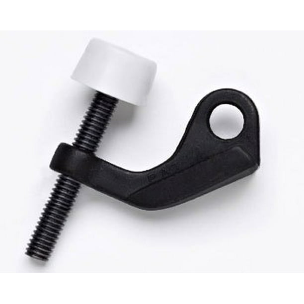 DoorSaver Hinge Pin Door Stop in Black Finish